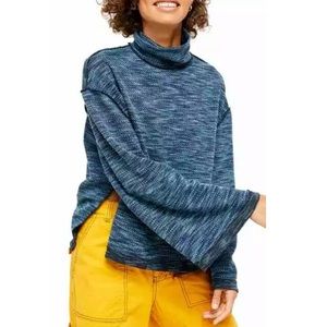 Free People Sunny Days Stretch Turtleneck Sweater Small